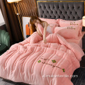 Plush Microfiber Fill Down Alternative Chilted Comforter